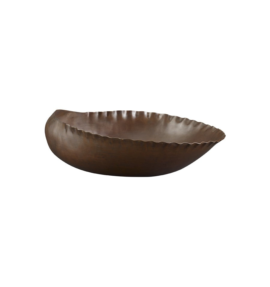 Thompson Traders BSV-1516SBC Masterpiece Zuma Double Wall scallop Shell Shaped Handcrafted Vessel Sink Black Copper