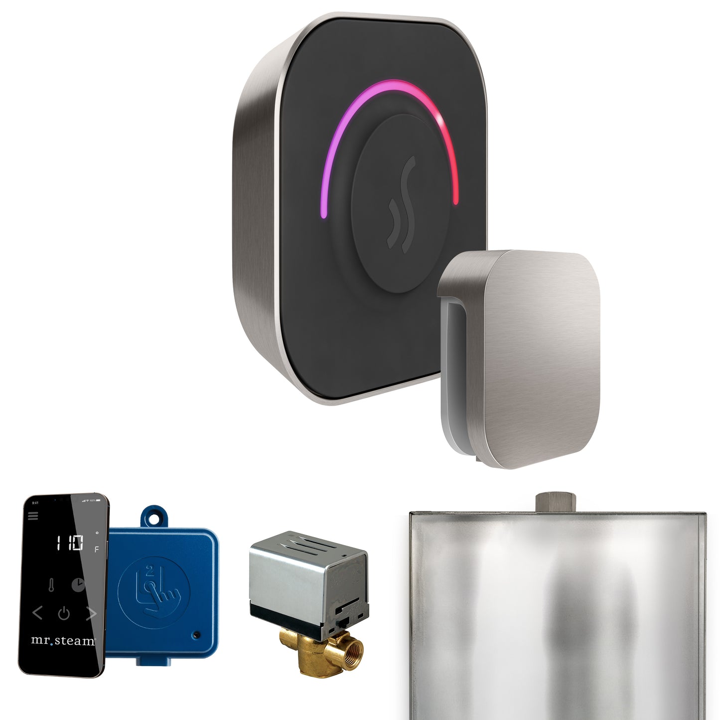 Mr. Steam BT ButlerTouch Steam Shower Control Package with TempoTouch Control and Steamhead