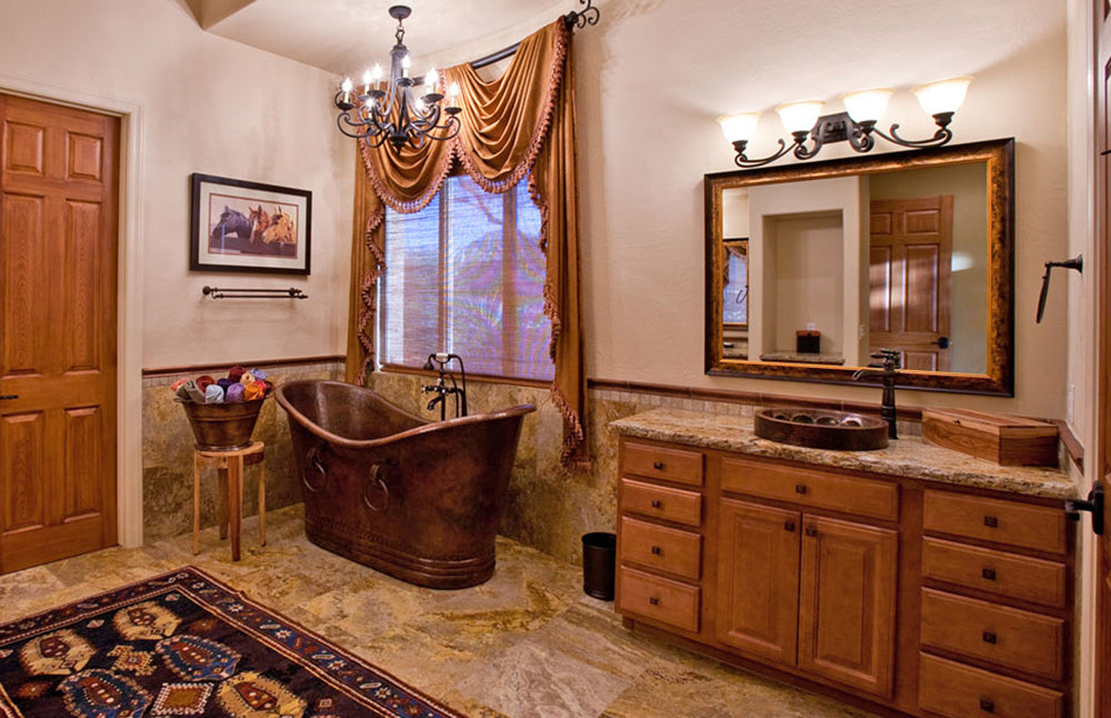 Premier 67" Copper Double Slipper tub/Rings BTDR67DB