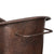 Premier Copper Products BTDREC67DB 67" Hammered Copper Rectangle Bathtub with Towel Bars