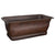 Premier Copper Products BTFR66DB 66" Hammered Copper French Curved Style Bathtub
