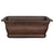 Premier Copper Products BTFR66DB 66" Hammered Copper French Curved Style Bathtub