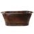 Premier 72" Hammered Copper Modern Bathtub BTM72DB