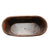 Premier 72" Hammered Copper Modern Bathtub BTM72DB