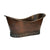 Premier 67" Hammered Copper Bathtub/Scroll Base BTN67DB