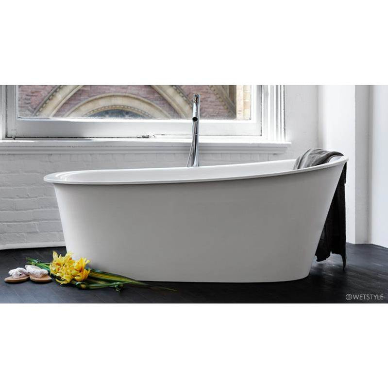 Wet Style BTP01-L-BN-COP-DA Tulip Bath 64 X 34 X 25 - Fs - Built In Bn O/F Drain - Copper Conn - Parent