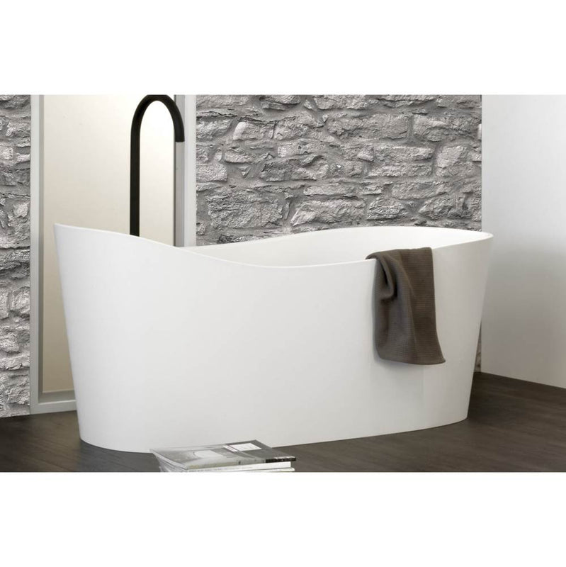 Wet Style BWA01-WHNT-COP Wave Bath 57 5/8 X 26 1/4 X 20 5/8 - Fs - Wh Drain Nt O/F - Parent