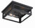 Crystorama BYR-80100-MK Byron 2 Light Outdoor Ceiling Mount - Matte Black