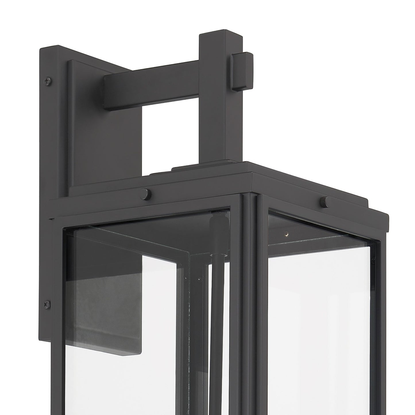 Crystorama BYR-80103-MK Byron 3 Light Outdoor Wall Mount - Matte Black