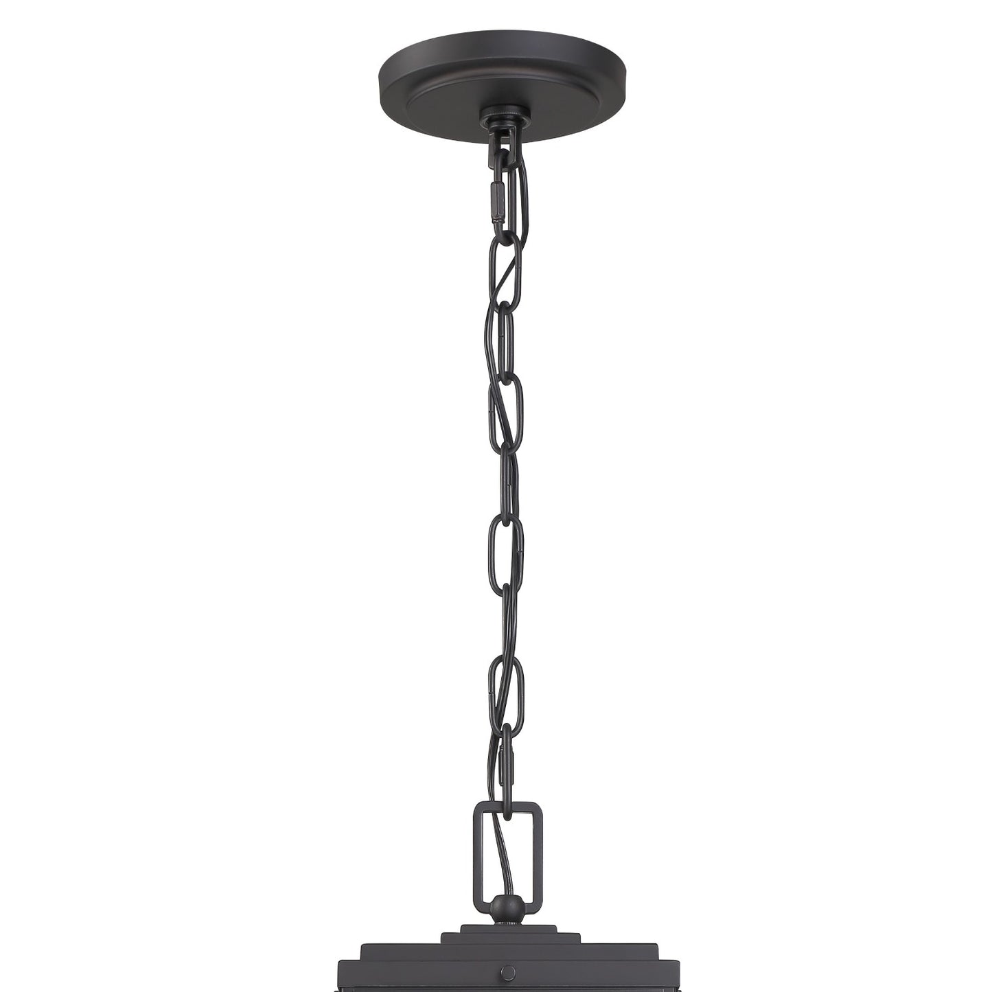Crystorama BYR-80105-MK Byron 3 Light Outdoor Pendant - Matte Black