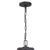 Crystorama BYR-80105-MK Byron 3 Light Outdoor Pendant - Matte Black