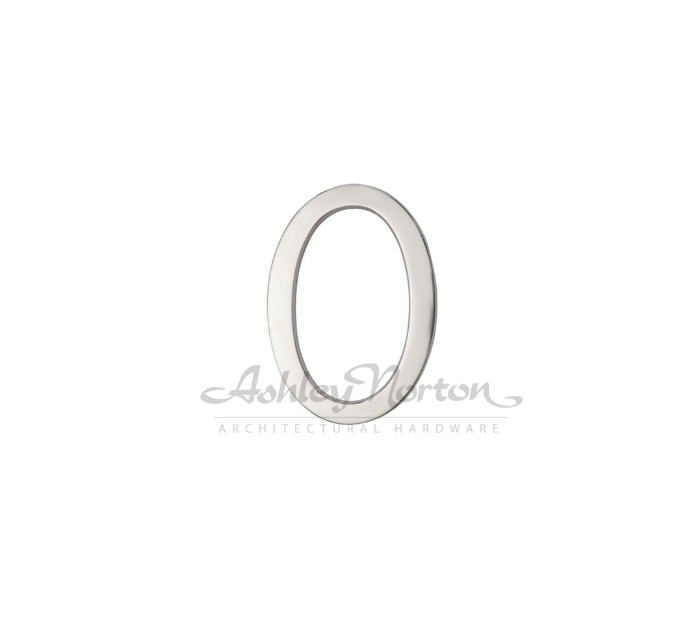 Ashley Norton BZ.155 0 4" Numeral 0 - Dark Bronze