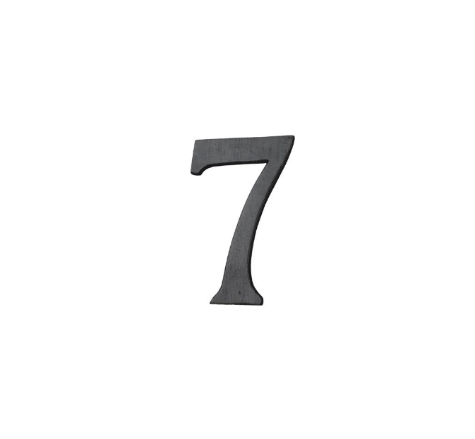 Ashley Norton BZ.155 7 4" Numeral 7 - Dark Bronze