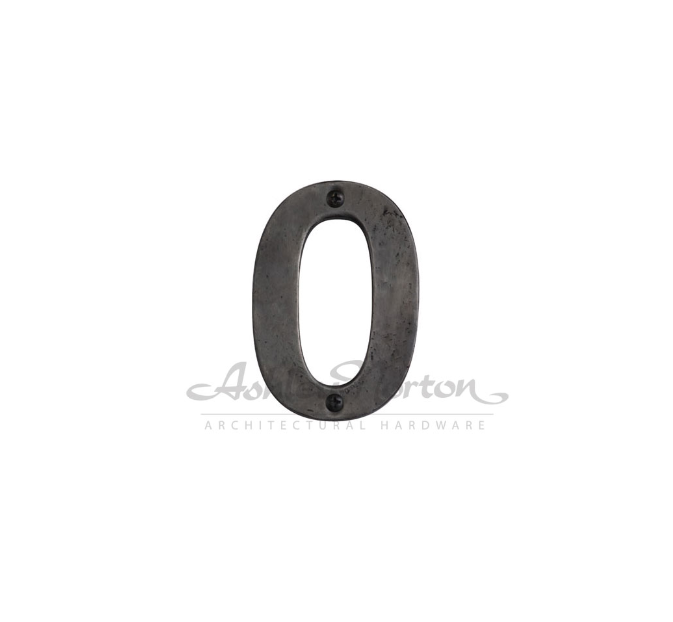 Ashley Norton BZ.166 0 6" Numeral - 0 - Dark Bronze