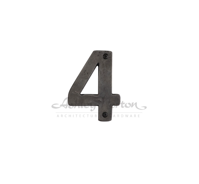 Ashley Norton BZ.165 4 4" Numeral - 4 - Dark Bronze