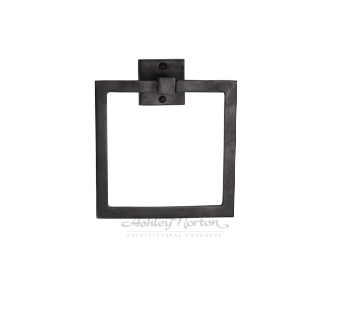 Ashley Norton BZ.177 Square Towel Ring - Dark Bronze