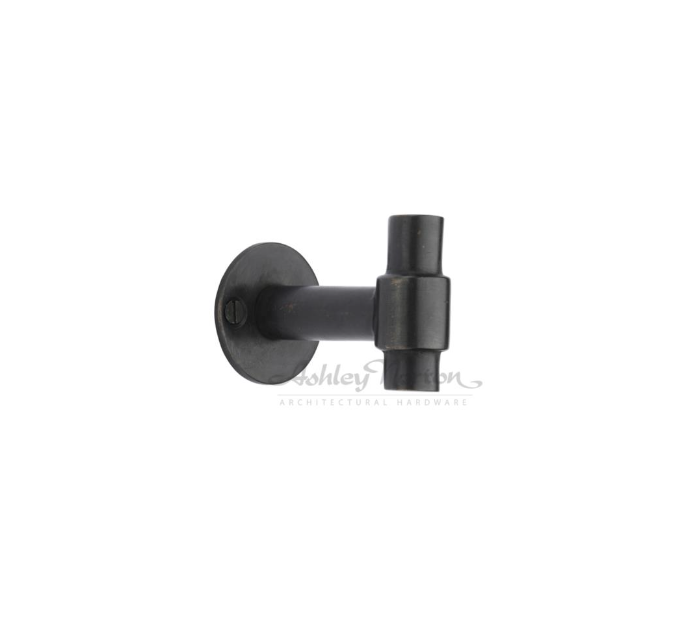 Ashley Norton BZ.178 Robe Hook on Flat Round Rose - Dark Bronze