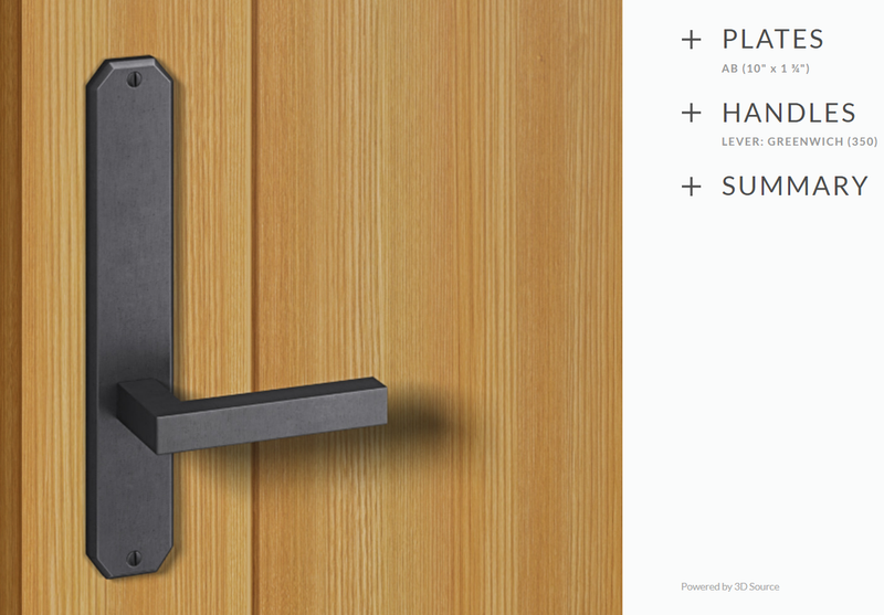 Ashley Norton BZ.AB.350.26.R Greenwich Privacy - Dark Bronze