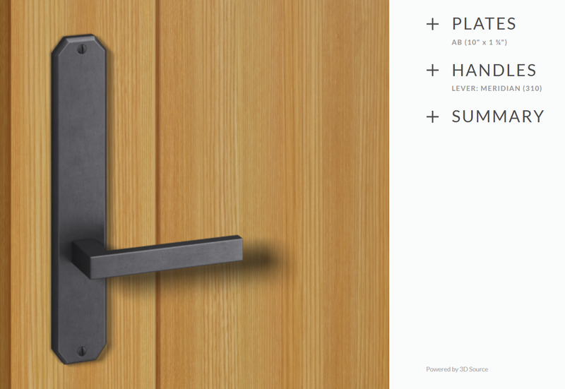 Ashley Norton BZ.AG.310.36.R Meridian Gate Latch - Dark Bronze