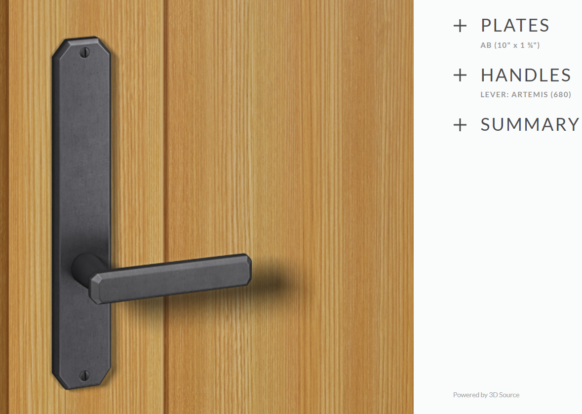Ashley Norton BZ.AG.680.36.L Artemis Gate Latch - Dark Bronze