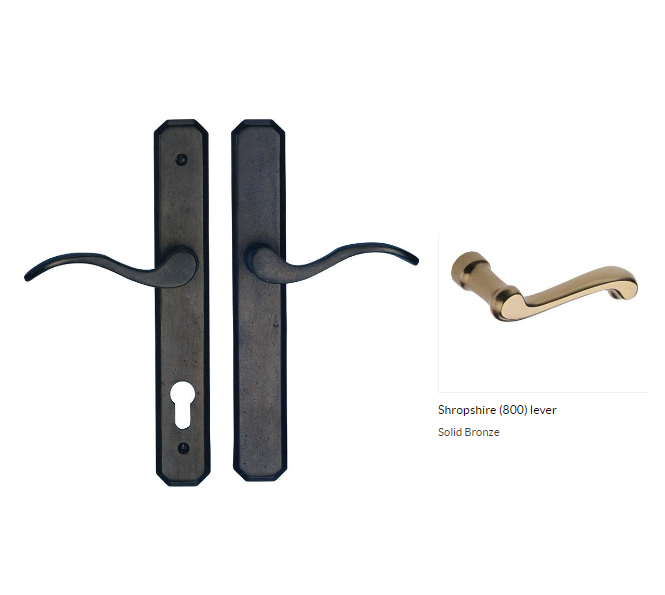 Ashley Norton BZ.AGEU4.800.57.L Shropshire Euro entry - Dark Bronze