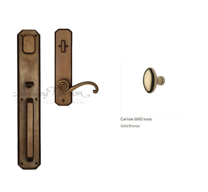 Ashley Norton BZ.AGTUB.660.50 Carlisle GxL Entry - Dark Bronze