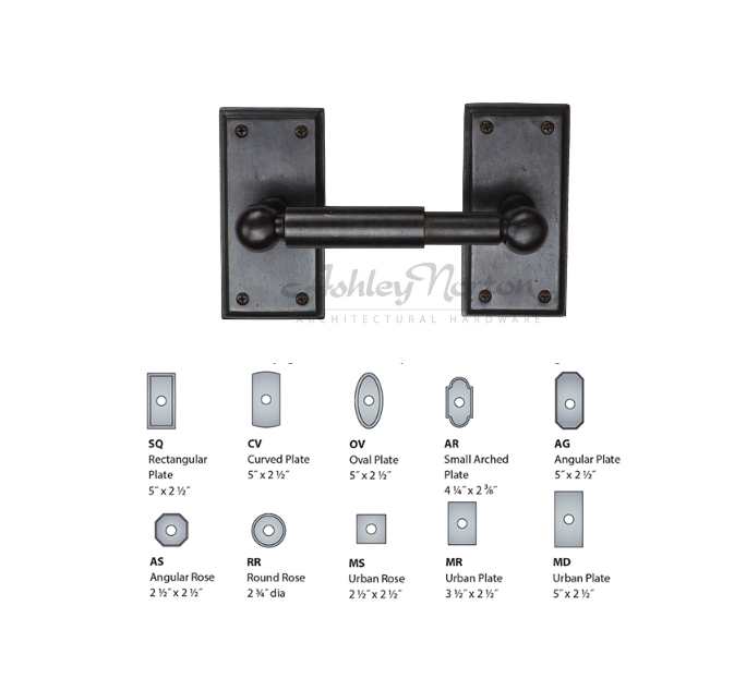Ashley Norton BZ.CV125 Paper Holder - Dark Bronze