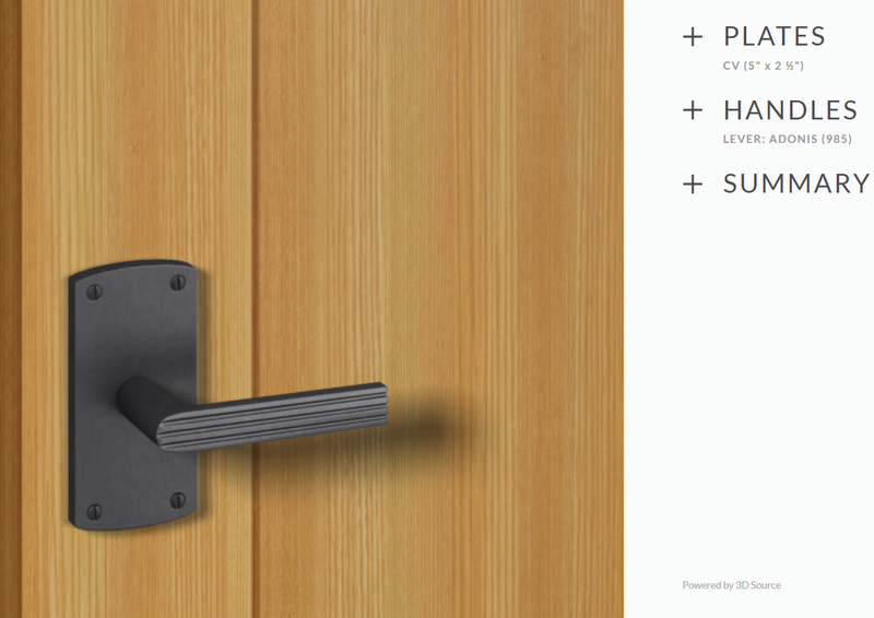 Ashley Norton BZ.CV.985.36.L Adonis Gate Latch - Dark Bronze