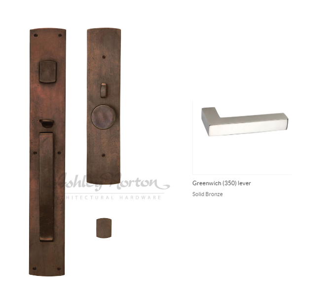 Ashley Norton BZ.CVLGL.350.10.L Greenwich GxL 24" Entry - Dark Bronze