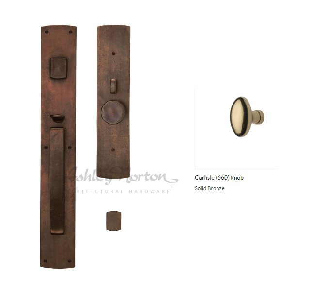 Ashley Norton BZ.CVLGL.660.10 Carlisle GxL 24" Entry - Dark Bronze