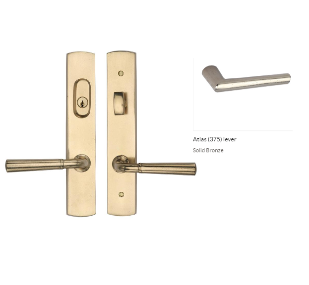 Ashley Norton BZ.CVMR4.375.47.R Atlas Lever Low Dummy - Dark Bronze