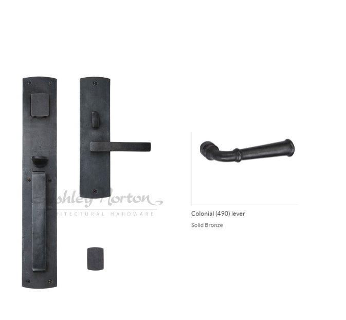 Ashley Norton BZ.CVSGL.490.10.R Colonial GxL Entry - Dark Bronze