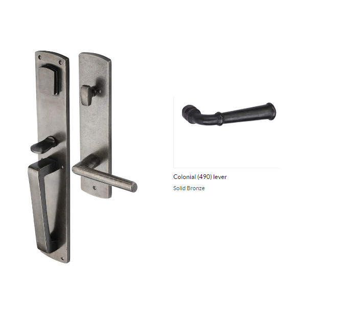 Ashley Norton BZ.CVTUB.490.50.R Colonial GxL Entry - Dark Bronze
