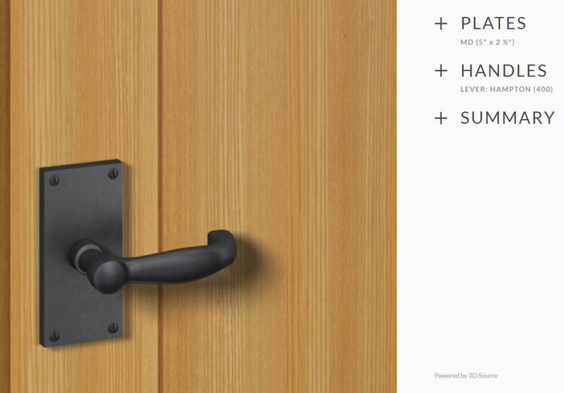 Ashley Norton BZ.MD.400.36.R Hampton Gate Passage - Dark Bronze