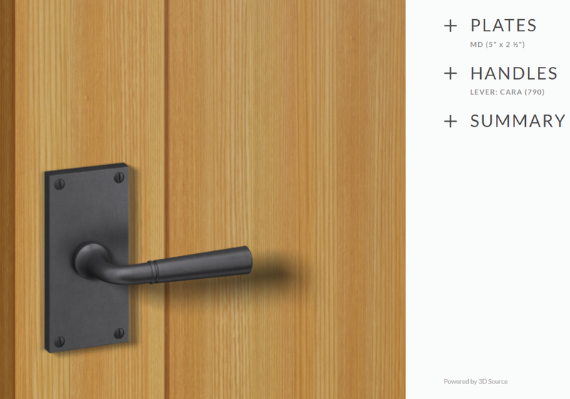 Ashley Norton BZ.MD.790.36.R Cara Gate Latch - Dark Bronze