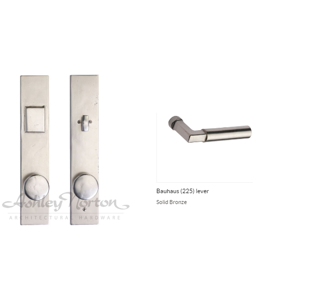 Ashley Norton BZ.MDLES.225.52.R Bauhaus Dbl Entry - Dark Bronze