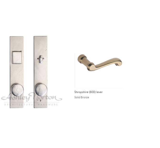 Ashley Norton BZ.MDLES.800.52.L-238 Shropshire Dbl Entry - Dark Bronze