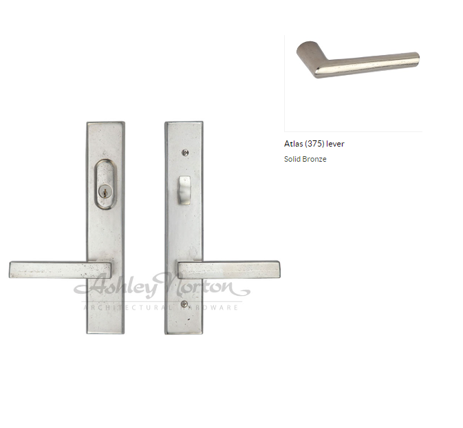 Ashley Norton BZ.MDMR4.375.47.R Atlas Lever Low Dummy - Dark Bronze