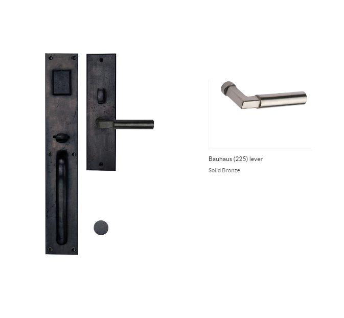 Ashley Norton BZ.MDSGL.225.10.L Bauhaus GxL Entry - Dark Bronze