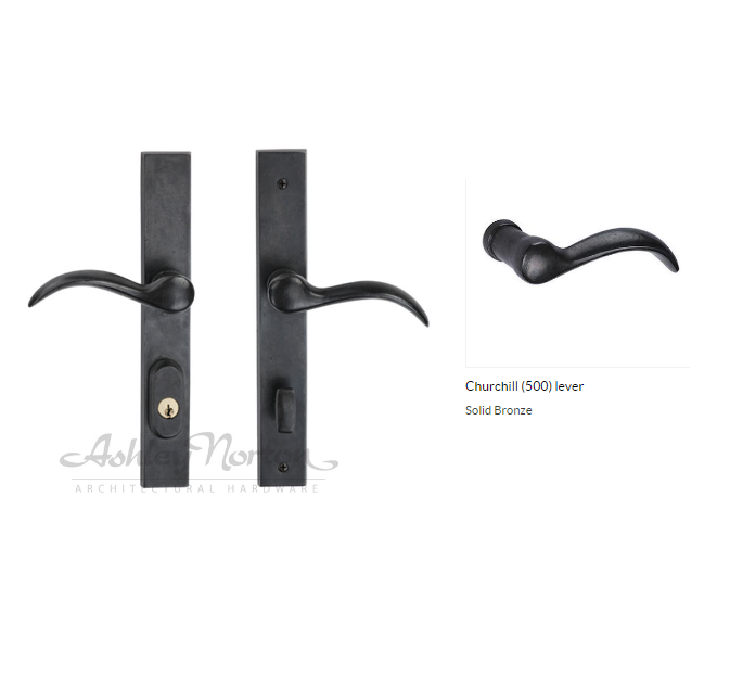 Ashley Norton BZ.MDUS4.500.42.L Churchill Lever High Dummy - Dark Bronze