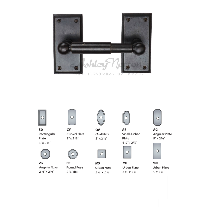 Ashley Norton BZ.RR125 Paper Holder - Dark Bronze