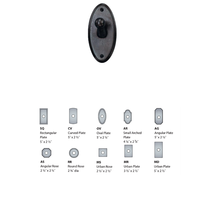 Ashley Norton BZ.MS410 Robe Hook - Dark Bronze