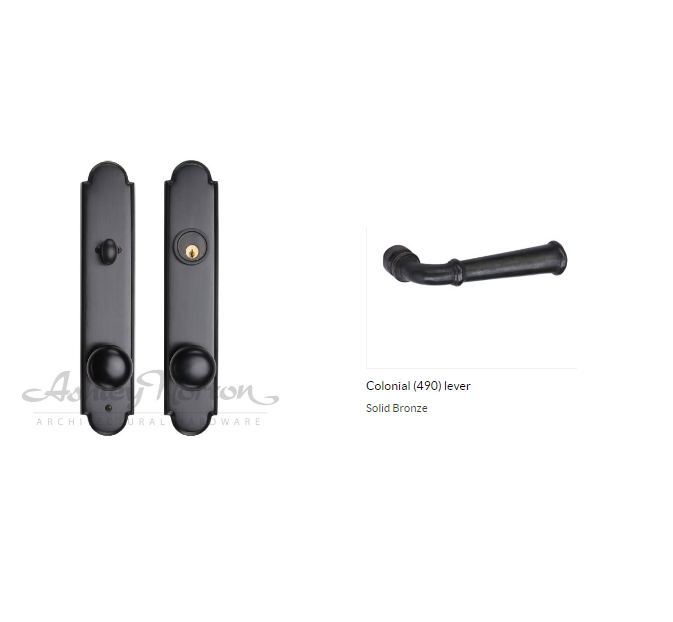 Ashley Norton BZ.SPLES.490.52.L-238 Colonial Dbl Entry - Dark Bronze
