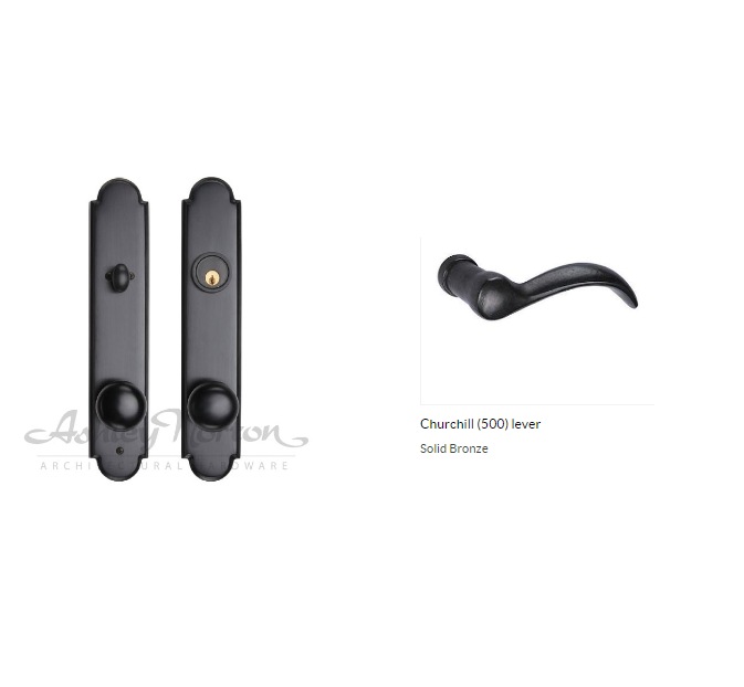 Ashley Norton BZ.SPLES.500.50.R-234 Churchill Entry - Dark Bronze