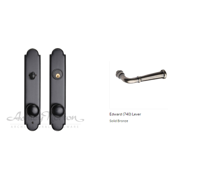 Ashley Norton BZ.SPLES.740.50.R-234 Edward Entry - Dark Bronze