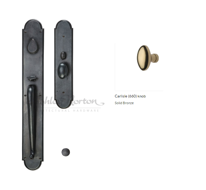 Ashley Norton BZ.SPLGL.660.10 Carlisle GxL 24" Entry - Dark Bronze