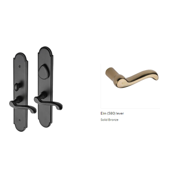 Ashley Norton BZ.SPMOR.580.12-A.R Elm LxL Entry A-Spacing - Dark Bronze