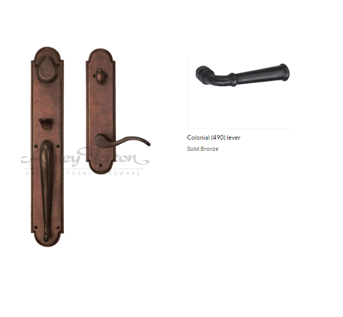 Ashley Norton BZ.SPTUB.490.50.L-234 Colonial GxL Entry - Dark Bronze
