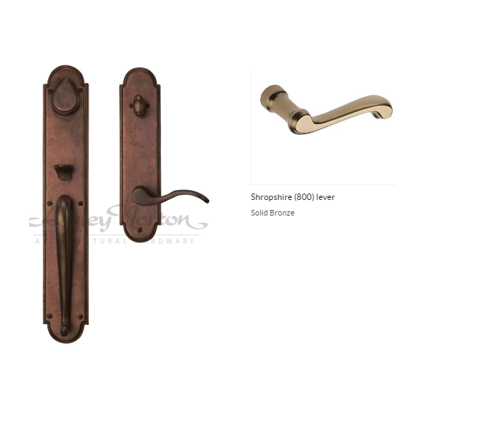 Ashley Norton BZ.SPTUB.800.50.L-234 Shropshire GxL Entry - Dark Bronze