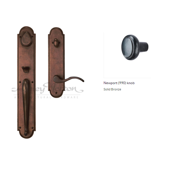 Ashley Norton BZ.SPTUB.990.50 Newport GxL Entry - Dark Bronze